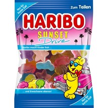 Haribo Sunset Drive Fruit Gummies -175g -Made In Germany- Free Shipping - £6.28 GBP