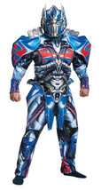 Disguise Men&#39;s Plus Size Optimus Prime Movie Deluxe Adult Costume, Blue, XX-Larg - £174.51 GBP