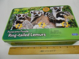 NICE Nat Geo Wild Panorama Puzzle Ring-Tailed Lemurs  - £3.19 GBP