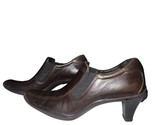 VINTAGE PRADA CALZATURE DONNA NAPPA SPORTS HEEL SHOES BROWN LEATHER Sz 38 US 7.5 - $2,659.94 MXN