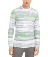 MSRP $55 Alfani Men&#39;s Stripe T-Shirt Size Medium - $19.59