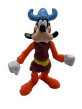 Goofy Viking Action Figure Toy Figurine Walt Disney Epcot Dog 4&quot; Tall - $9.00