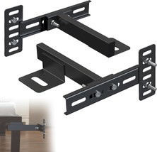 Universal Headboard Brackets For Adjustable Bed Base,Black, Solid Steel - $54.92