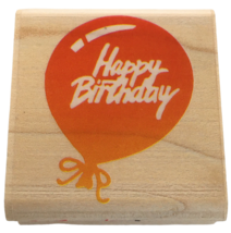 Rubber Stampede Stamp Happy Birthday Balloon Party Gift Tag Greeting Card Making - £2.35 GBP