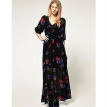 NWT  MinkPink &quot;Carnaby&quot; Gypsy Floral Sheer Maxi Dress Small - £45.11 GBP