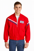 VTG Flight Apparel Ind. Red Pilot Jacket Aircraft Owners Assoc Patch 50&quot;... - $148.45