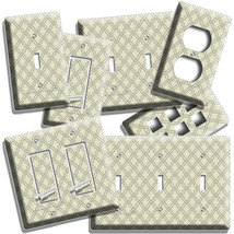 Hampton Trellis Pattern Light Switch Outlet Wall Plates Bedroom Room Home Decor - £10.62 GBP+