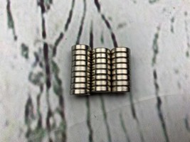3mm Countersunk Hole Permanent Disc Rare Earth Fastener Magnets 25pcs - £13.35 GBP