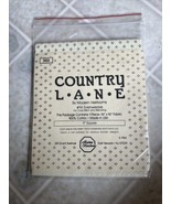 Country Lane By Modern Heirlooms 14 Evenweave Oval Center Fabric Cloth 1... - £11.07 GBP