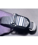 Keep Collective Single Leather Band White/Pinstripe Black - $649.54 MXN