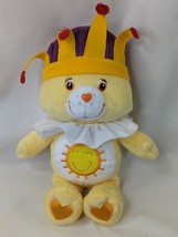 Care Bears Funshine Crown Plush 10 Inch 2004 Play Along Stuffed Animal Toy - £13.48 GBP