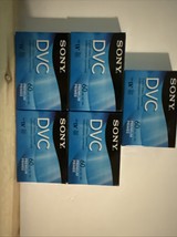 5-Pack Sony Mini DV DVC Digital Video Cassette Tape Premium 60 Minute DV... - $19.50