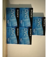 5-Pack Sony Mini DV DVC Digital Video Cassette Tape Premium 60 Minute DV... - $357.59 MXN