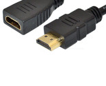 Hdmi 1.4V Male To Female Extension Cable Gold Plated 1080P Extension Cor... - $14.99