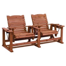 STRAIGHTBACK SETTEE - Red Cedar Glider Chairs - £1,079.10 GBP