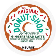 ORIGINAL DONUT SHOP ONE STEP FROSTED GINGERBREAD LATTE KCUPS 10CT - $17.99