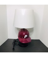 Vintage Philadelphia Phillies Helmet Desk Table Lamp MLB Tested / Workin... - $98.95