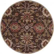 Livabliss Rug 4 ft. Round Brown and Beige Hand Tufted Area Rug - $293.30