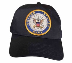STATI UNITI Navy Cappello Baseball Aquila Crest Toppa Blu Taglia Unica N... - £11.64 GBP