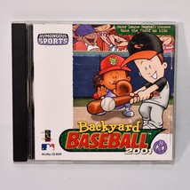 Backyard Baseball 2001 PC CD-ROM Windows/Mac 95 98 Humongous MLB Sports Game CIB - $29.70