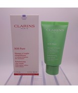 Clarins SOS Pure Rebalancing Clay Mask With Alpine Willow 2.3oz Sealed  - $11.87