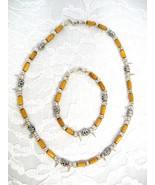 SPIKES - BROWN WOOD BEAD & FLOWER SPR BEADS JEWELRY SET - €7,30 EUR SPIKES - BROWN WOOD BEAD & FLOWER SPR BEADS JEWELRY SET - €7,30 EUR