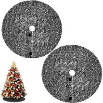 2 Pcs Black Sequin Tree Skirt 15 Inch Glitter Shiny Christmas Decoration - $10.78 2 Pcs Black Sequin Tree Skirt 15 Inch Glitter Shiny Christmas Decoration - $10.78