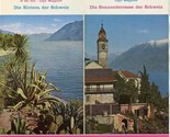 Porto Ronco Ascona Brochure Lago Maggiore Switzerland 1969 - $17.82