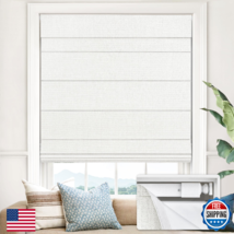 UNISHADES 100% Blackout No Tools No Drill Cordless Roman Shades for Wind... - $86.17