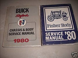 1980 Buick Skylark Telaio Corpo Servizio Negozio Riparazione Manuale Set OEM W - £26.70 GBP