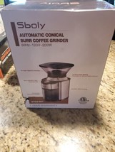 Sboly Automatic Conical Burr Mill Coffee Grinder Electric Adjustable Fresh Grind - £35.03 GBP