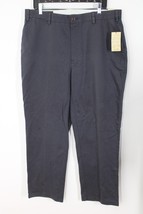 NWD Orvis 36x30 Navy Blue Wrinkle Free Pure Cotton Chino Pants Trousers - £22.35 GBP