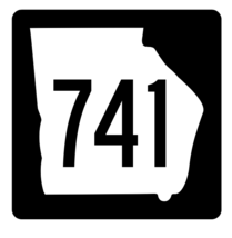 Georgia State Route 741 Sticker R4071 Highway Sign Road Sign Decal - £1.15 GBP+