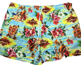 George Size 3XL Swim Trunks Mens Shorts Tropical Hawaiin Beach Hula Girl NEW - £26.66 GBP