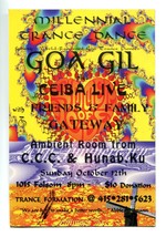 Millennial Trance Dance 1997 Electronic Music Art Flyer 90s SF Goa Gil R... - $29.70