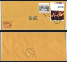 1986 US First Flight Cover - Lufthansa, JFK, New York to Stuttgart, GERMANY S7 - £2.22 GBP