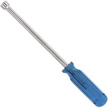 S-126  NUT DRIVER Klein Vaco Single 3/8&quot; Hex  6&quot; Hollow Shaft Shank w/ Blue Hand - $7.94