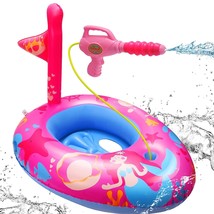 Mermaid Pool Float, Pool Floats Kids With Water Gun, Swimming Floats For... - $39.99