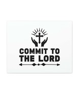  Commit To The Lord Proverbs 16:3 Cross Christian Wall Art Bible - £56.93 GBP+