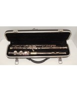 SIMBA INSTRUMENTS Silver Plated Flute WITH HARD CASE Black Velvet Lining - $2,902.54 MXN