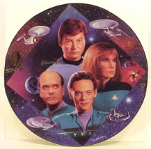 Star Trek 30 Years Doctors Tribute Ceramic Plate 1997 Hamilton COA MINT ... - $19.34