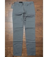 Armani Exchange A|X P43 Men Slim Fit Gray Stretch Cotton Chino Pants 40L... - $67.68 CAD