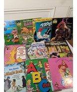 Vintage Book &amp; Record read and listen book lot set of 10 albums Disney 3... - $44.00