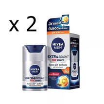 2 x 50ml Nivea Men Extra Bright Serum SPF50 PA+++ - £26.63 GBP