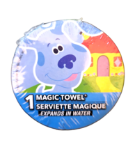 Peachtree Playthings Nickelodeon Blue&#39;s Clues Blue Magic Towel Washcloth - £4.77 GBP