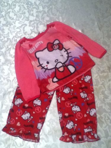 Girls-Lot of 2-Size 4- small - pink - Hello Kitty - 2 piece Pajama set - $4.99