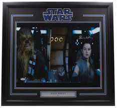 Daisy Ridley Signed Framed 16x20 Star Wars Photo PSA/DNA 7A73100 - £229.90 GBP
