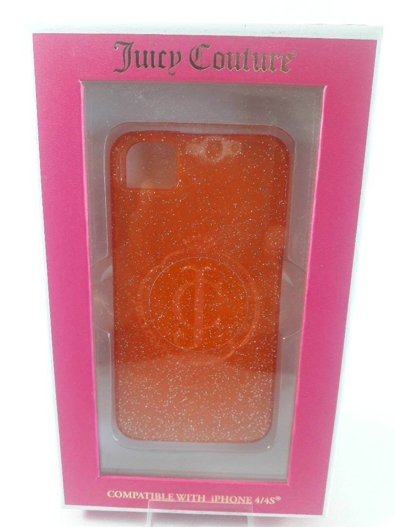 Juicy Couture Glitter Geli iPhone Case Covers 4/ 4S Orange Item image 3