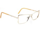 Cazal Eyeglasses MOD.4213 COL.003 Titanium Gold Rectangular Germany 55[]... - $259.99