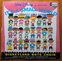 Walt Disney Presents It&#39;s A Small World 18 Favorite Folk Songs Vinyl Lp Album - £7.99 GBP